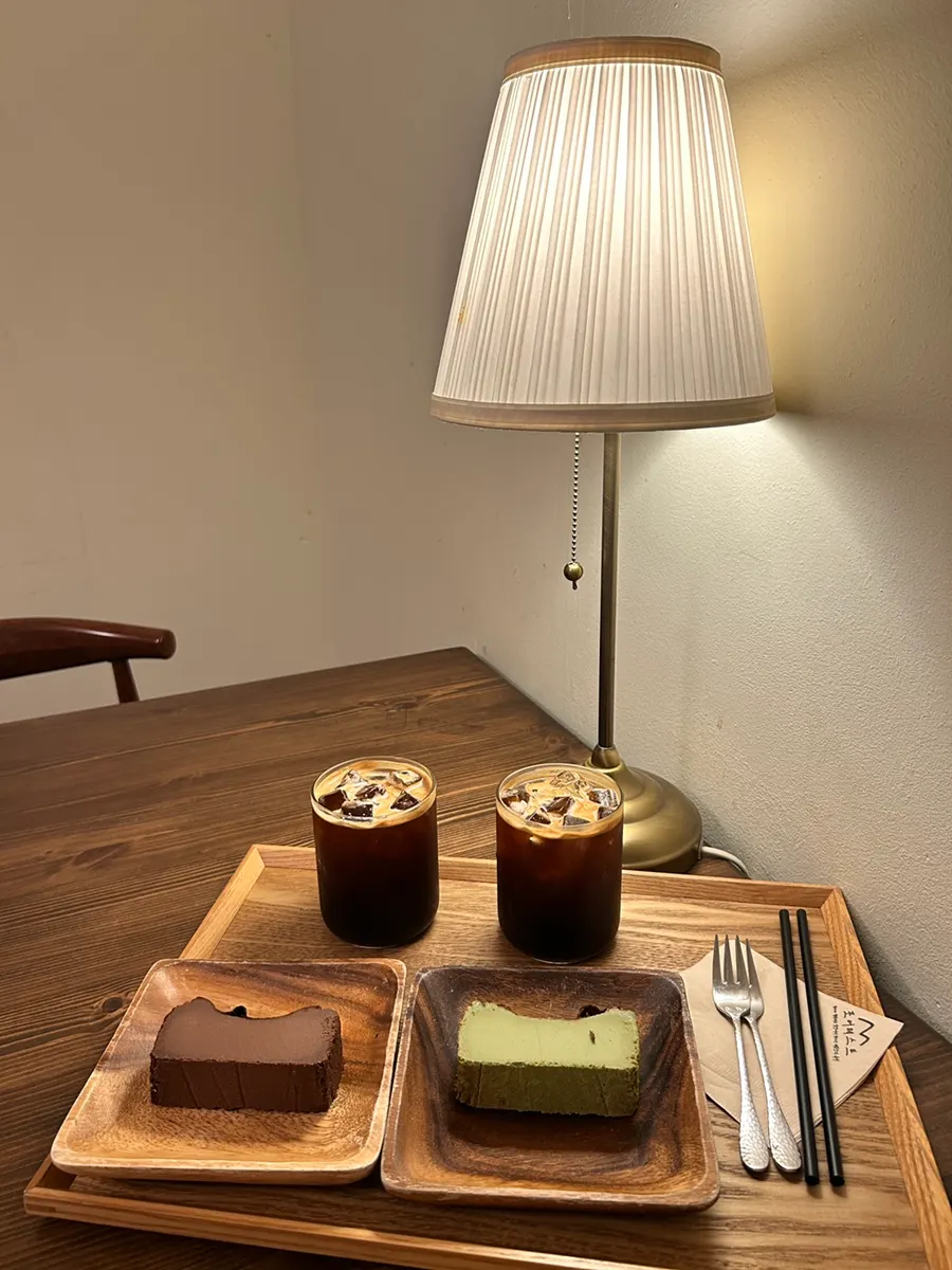A café where you can enjoy nature and the terrace