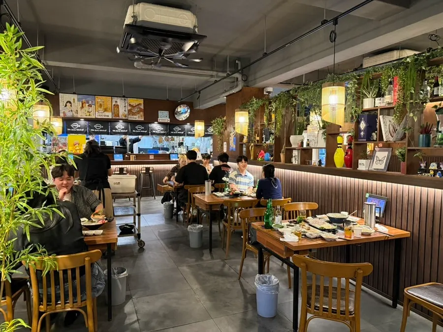 Japanese-style izakaya interior