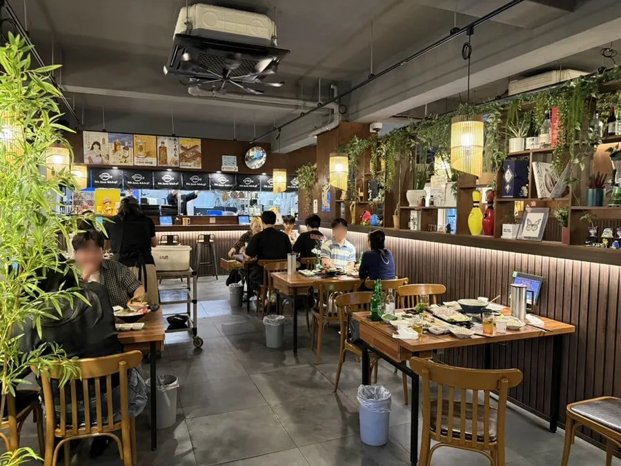Japanese-style izakaya interior