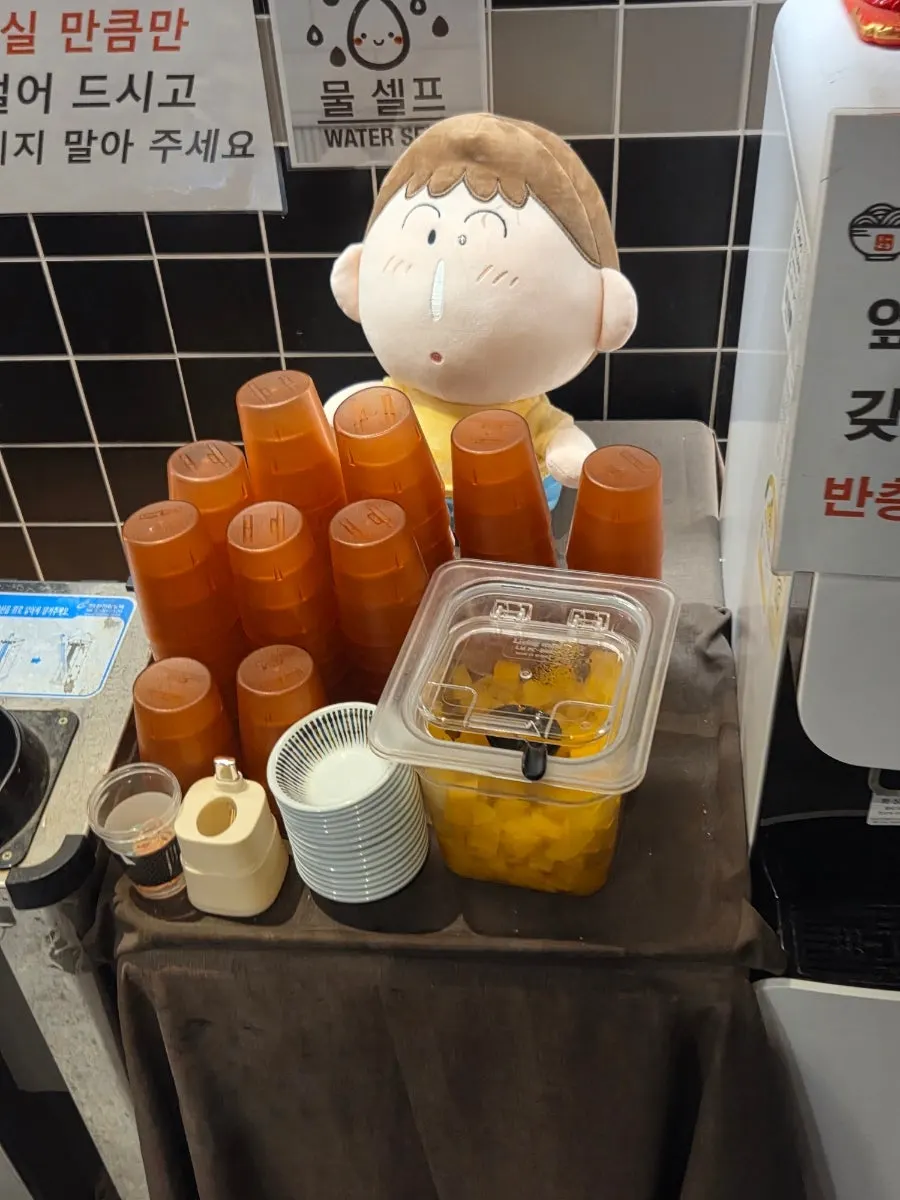 라멘에 곁들이는 마늘