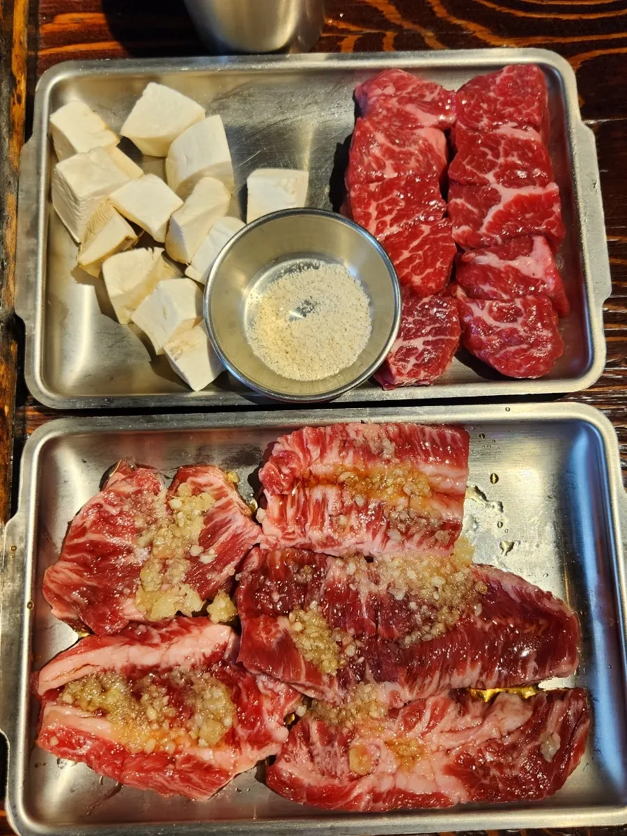 Diced beef ribs