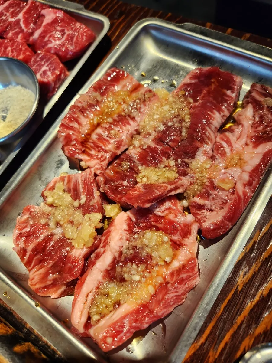 Juicy diced beef ribs
