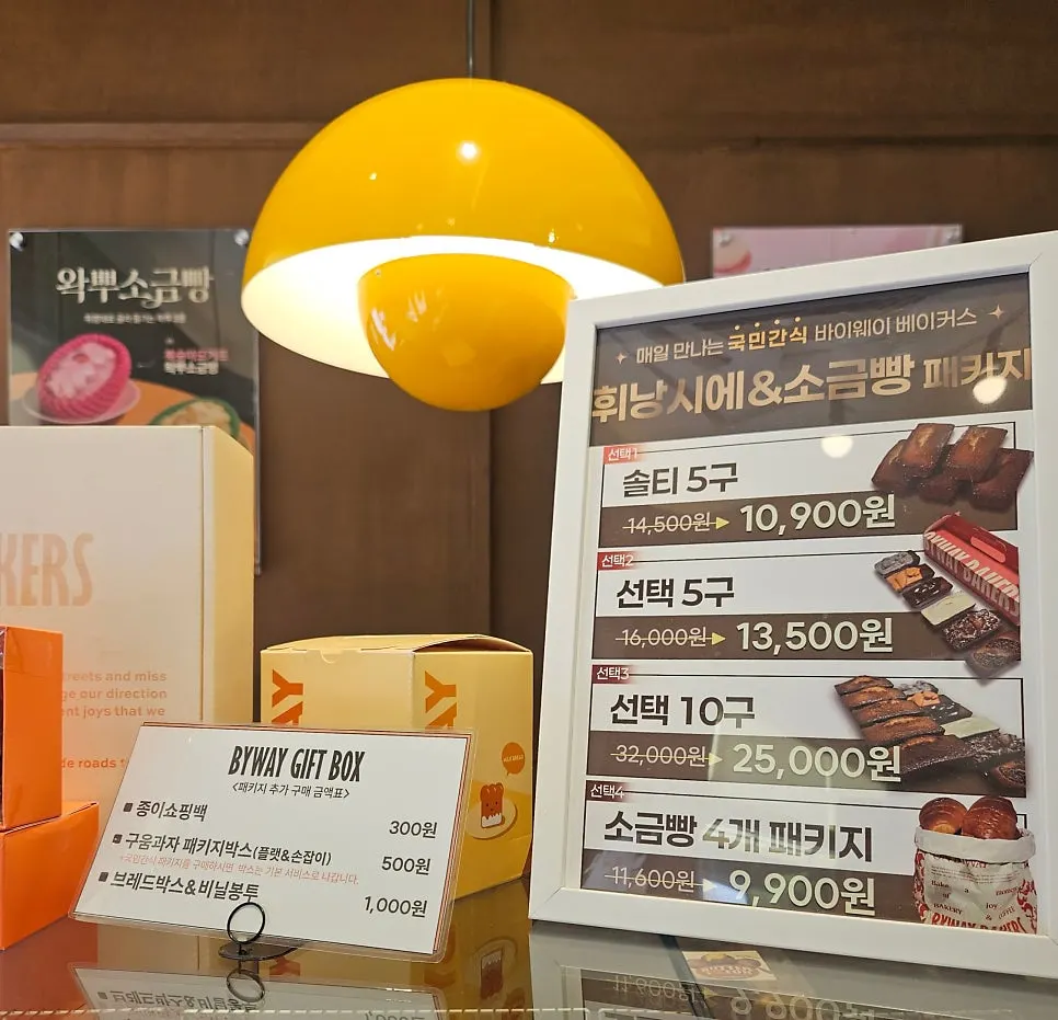 Financiers on the display shelf
