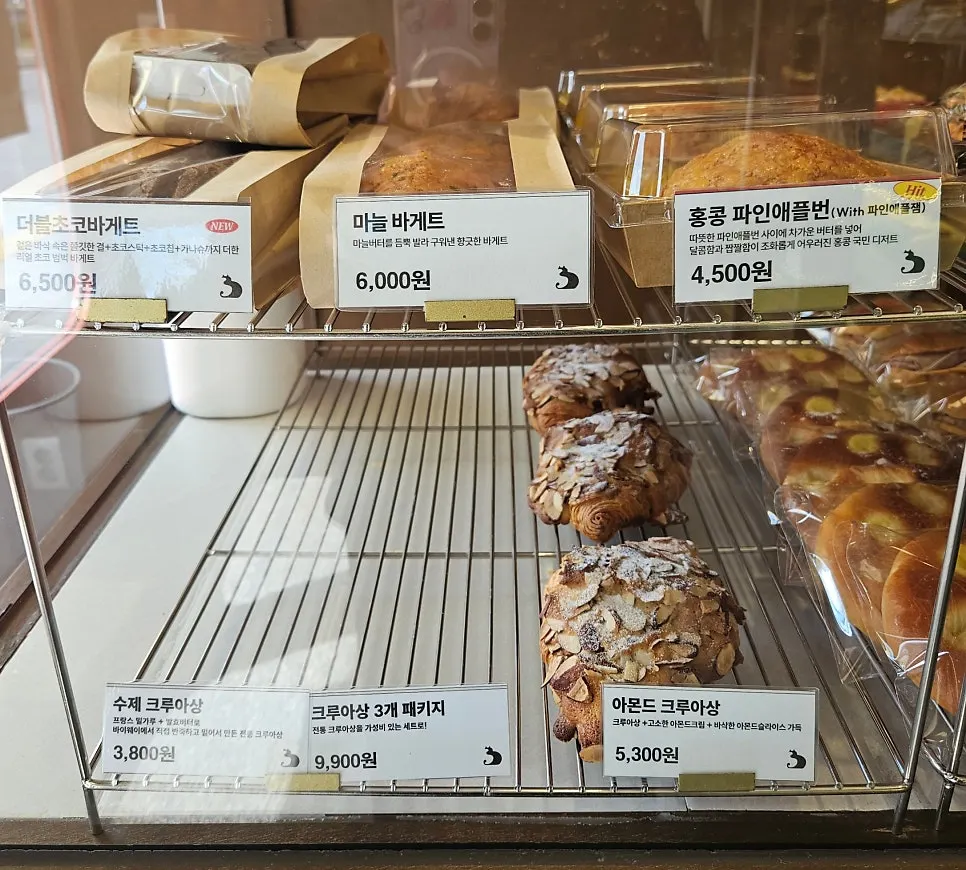 Salt bread package products on display