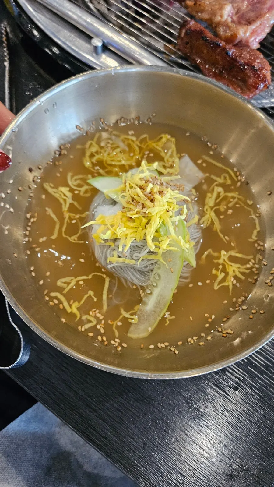 서비스 냉면 요청 관련 사진