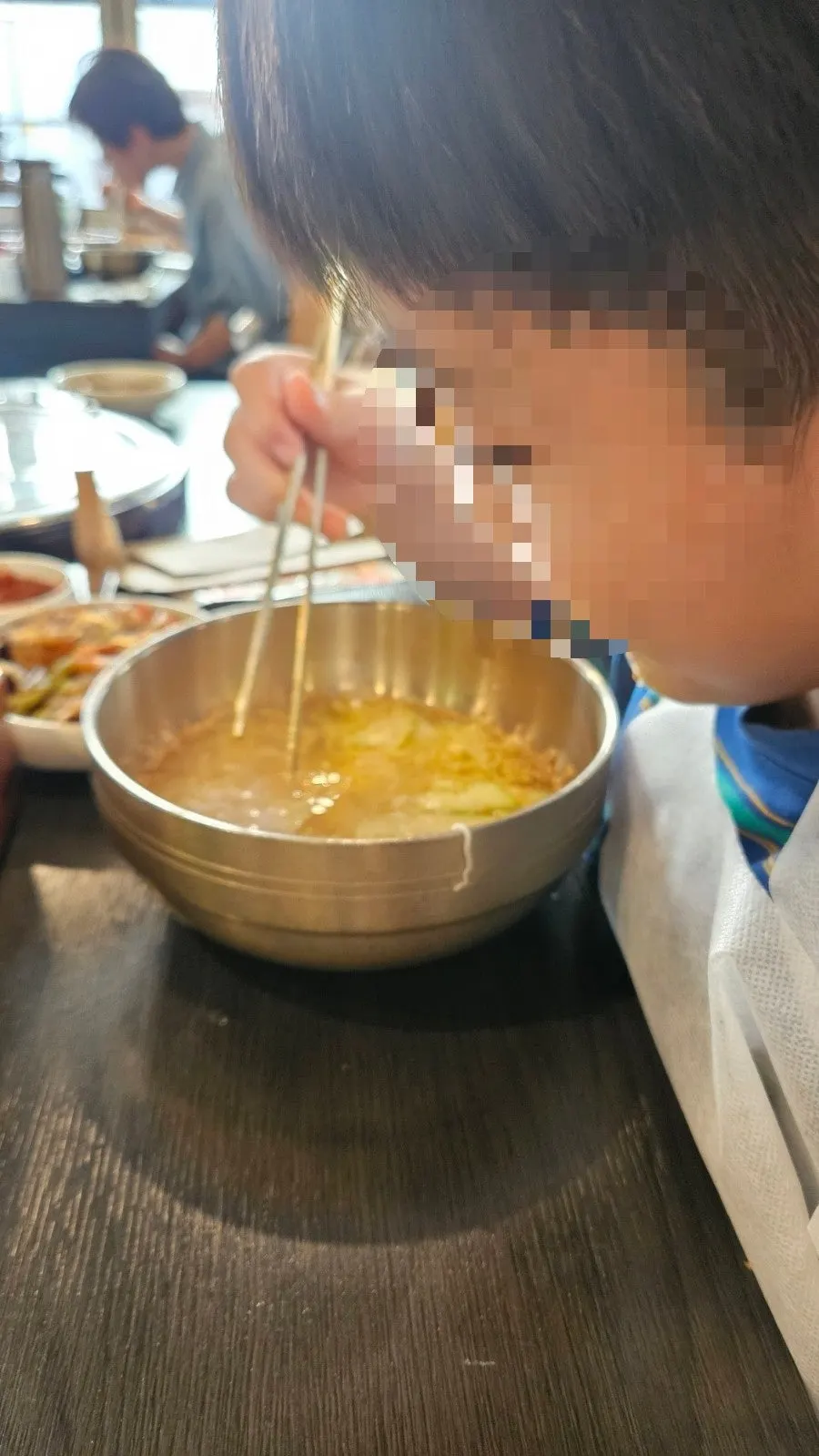 갈비와 함께 먹는 서비스 냉면 관련 사진