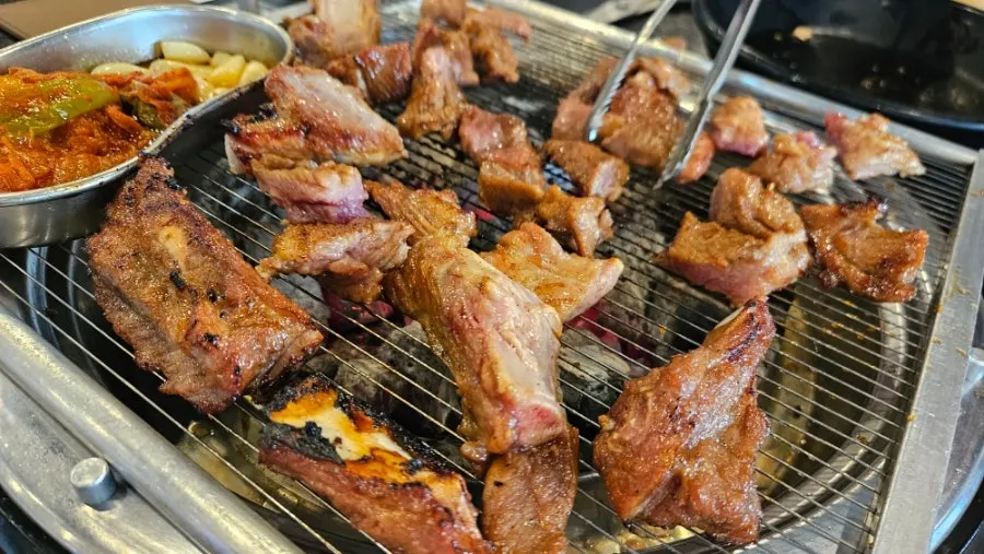 갈비 2인분 추가 식사 관련 사진