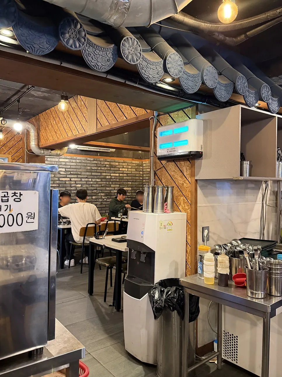Entrance of the BBQ restaurant on Beomgol-ro in Uijeongbu