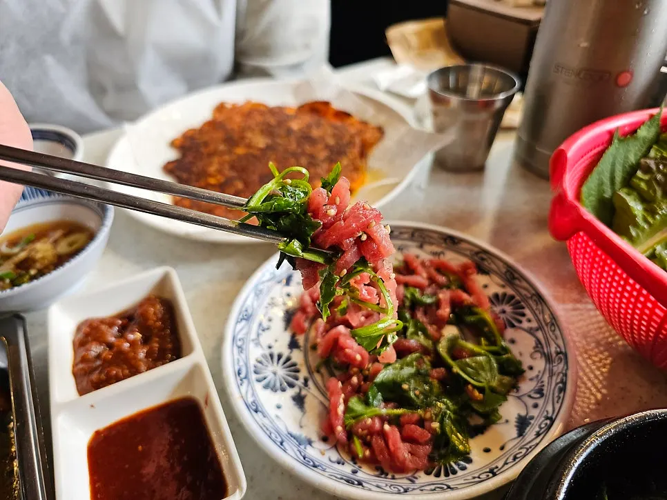 Image of beef tartare served as a basic side dish