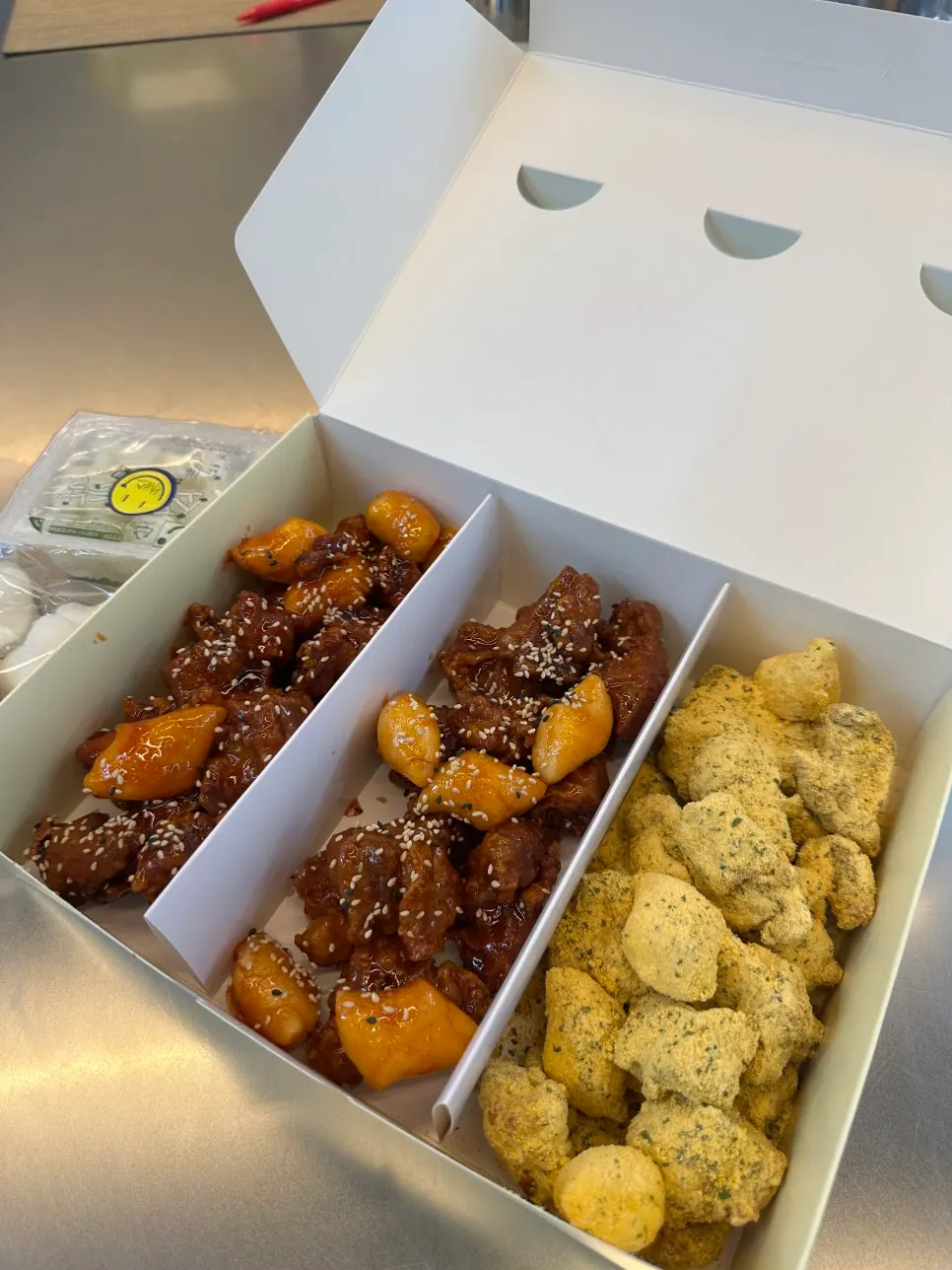 Dalgom's dakgangjeong order menu