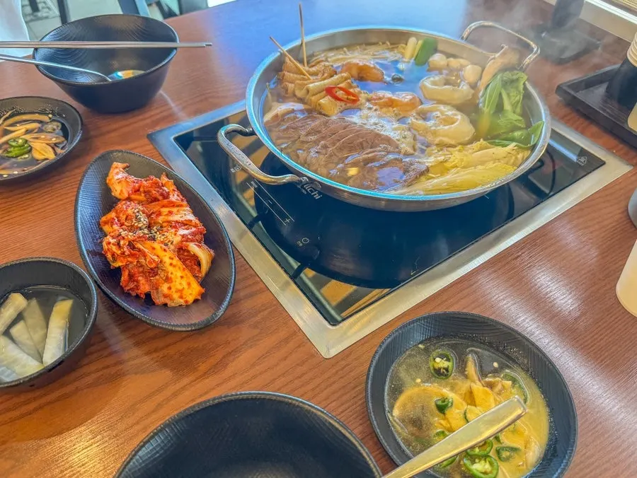 대대면옥 겉절이 김치 기본 세팅