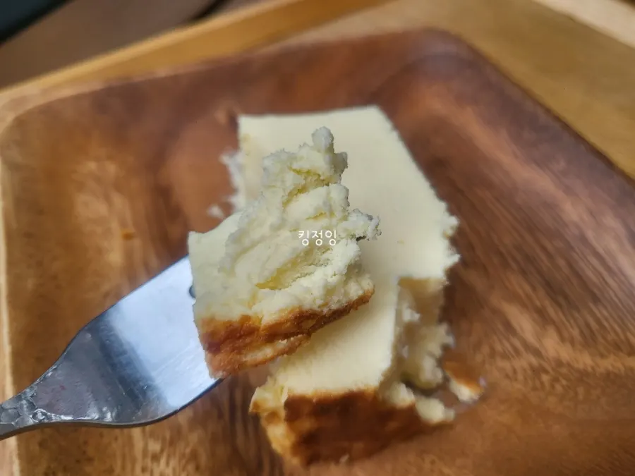 Basque cheesecake with a deeply baked crust