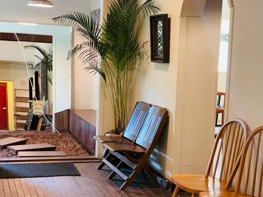 Interior seating area at Forerest
