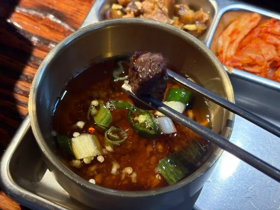 Kkakduk sogalbi yang telah dipanggang