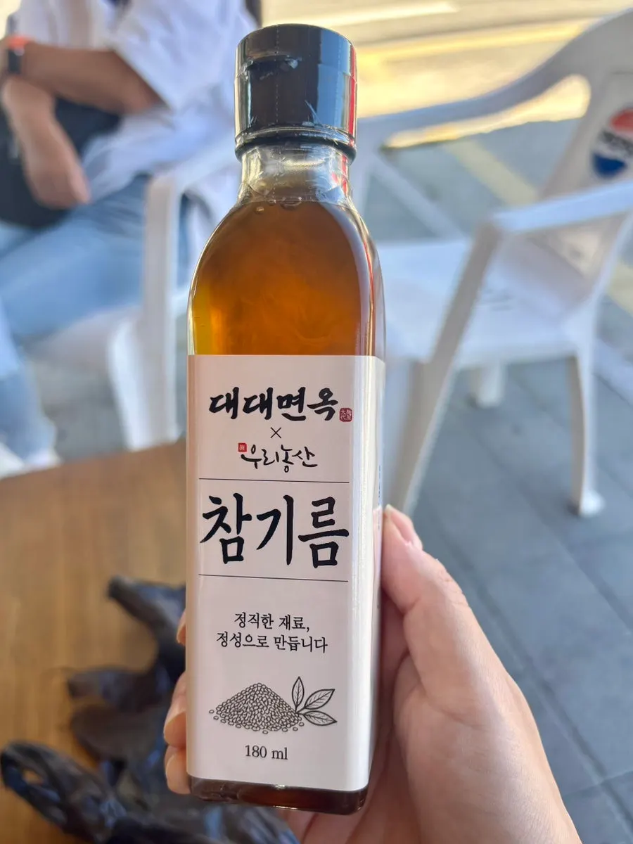 대대면옥 X 우리농산 참기름 180ml