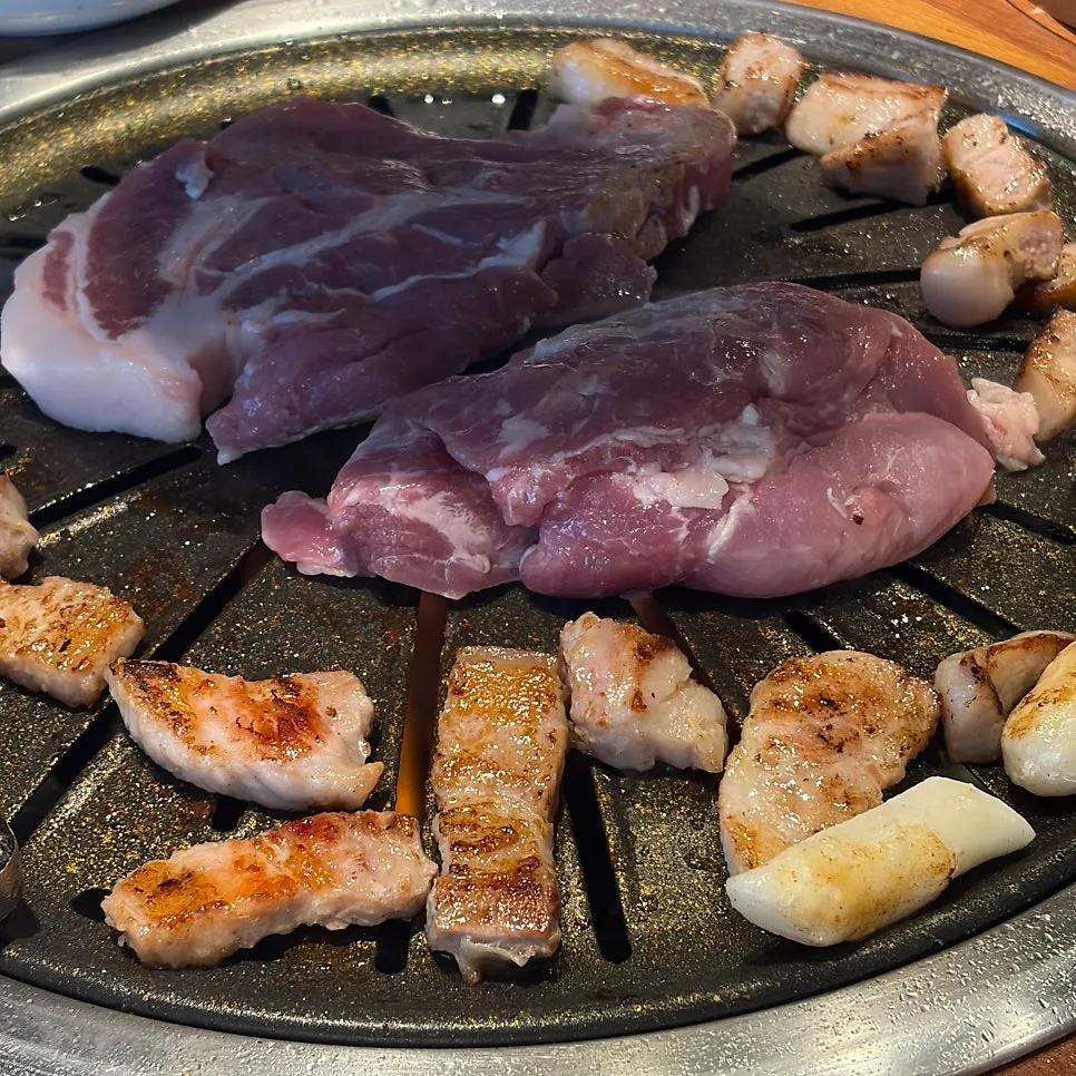 항정살 가브리살 목살 구이
