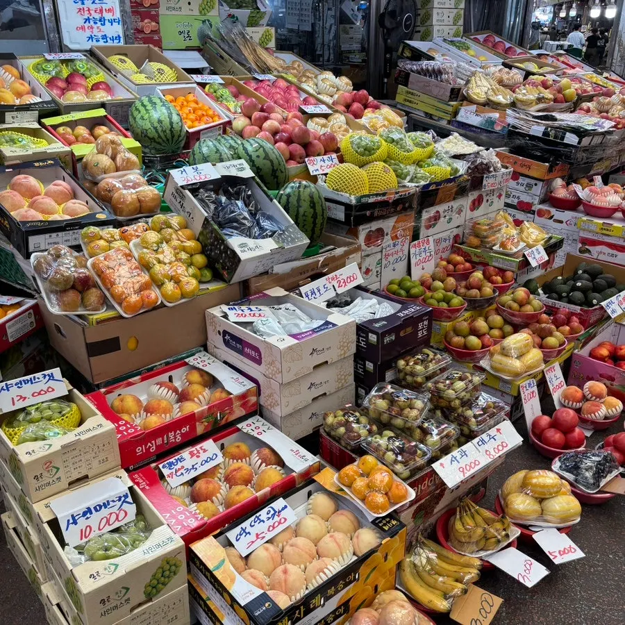 Dalgom's dakgangjeong set up for eating at home