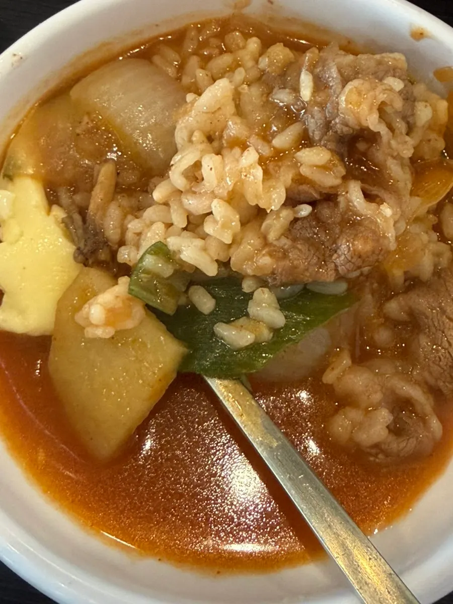 다 먹고 난 만포갈비 테이블