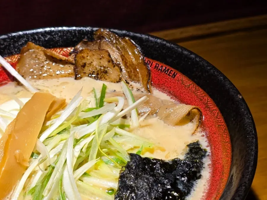 Aori Ramen with free extra shredded scallions