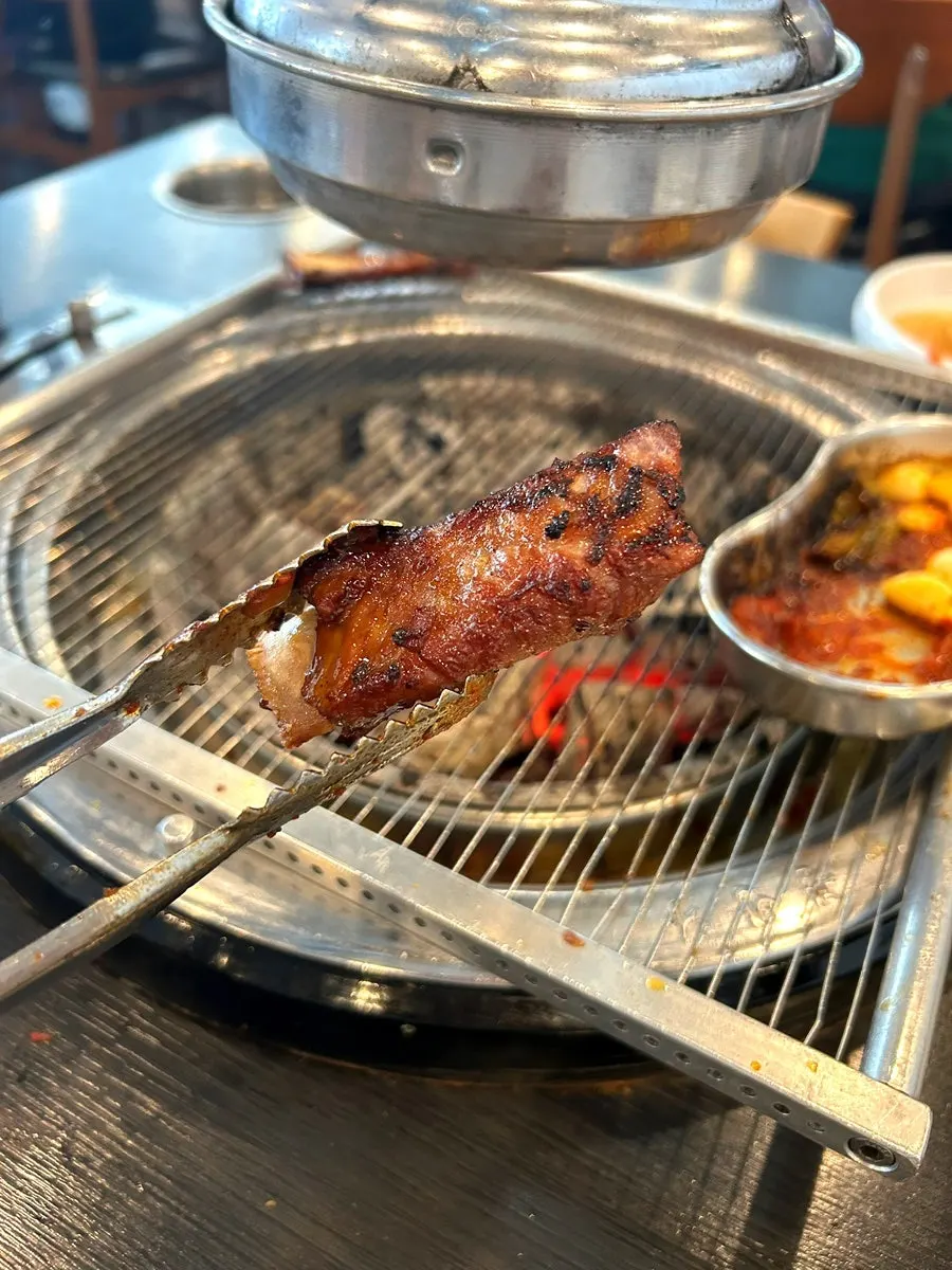 Empty galbi plate, all finished