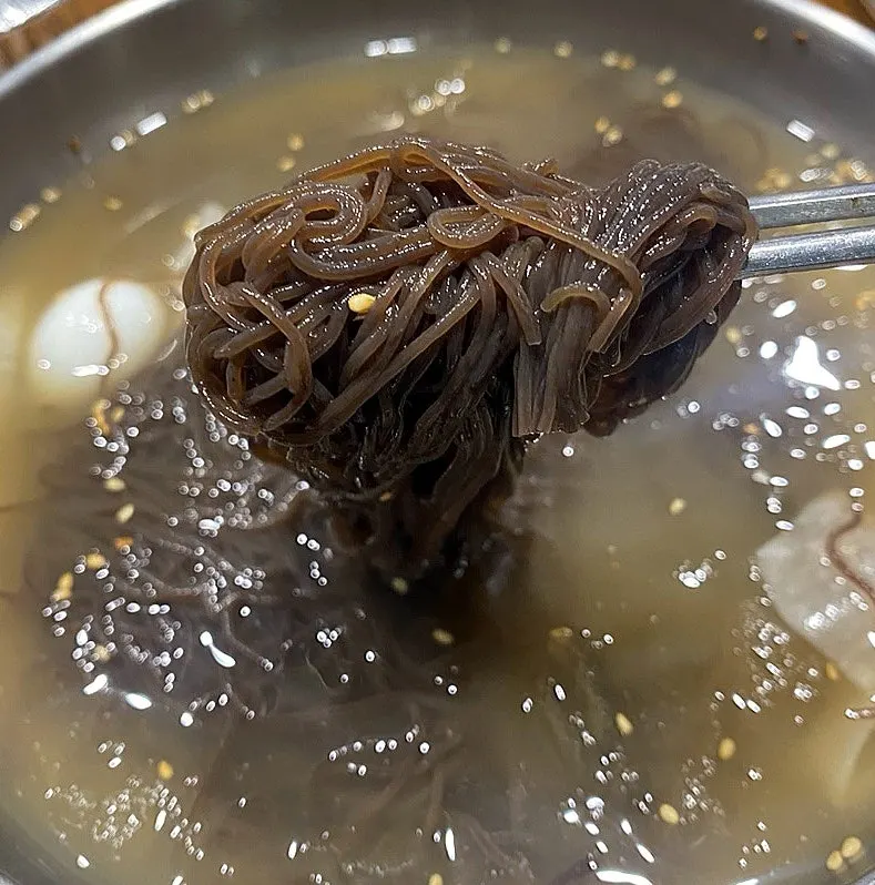 Meal wrapped up with cold noodles