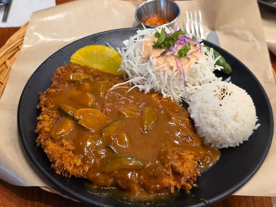 デミハンバーグの食事写真