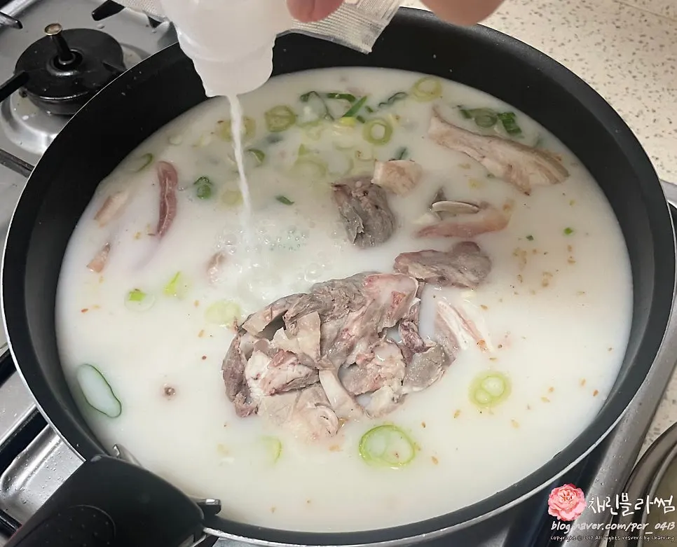 The take-home sundaeguk cooked at home