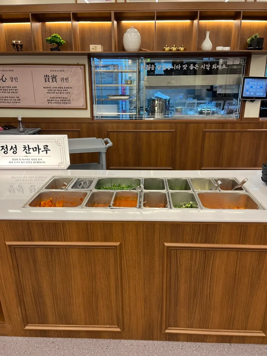 태블릿 주문기와 리뷰 이벤트 안내