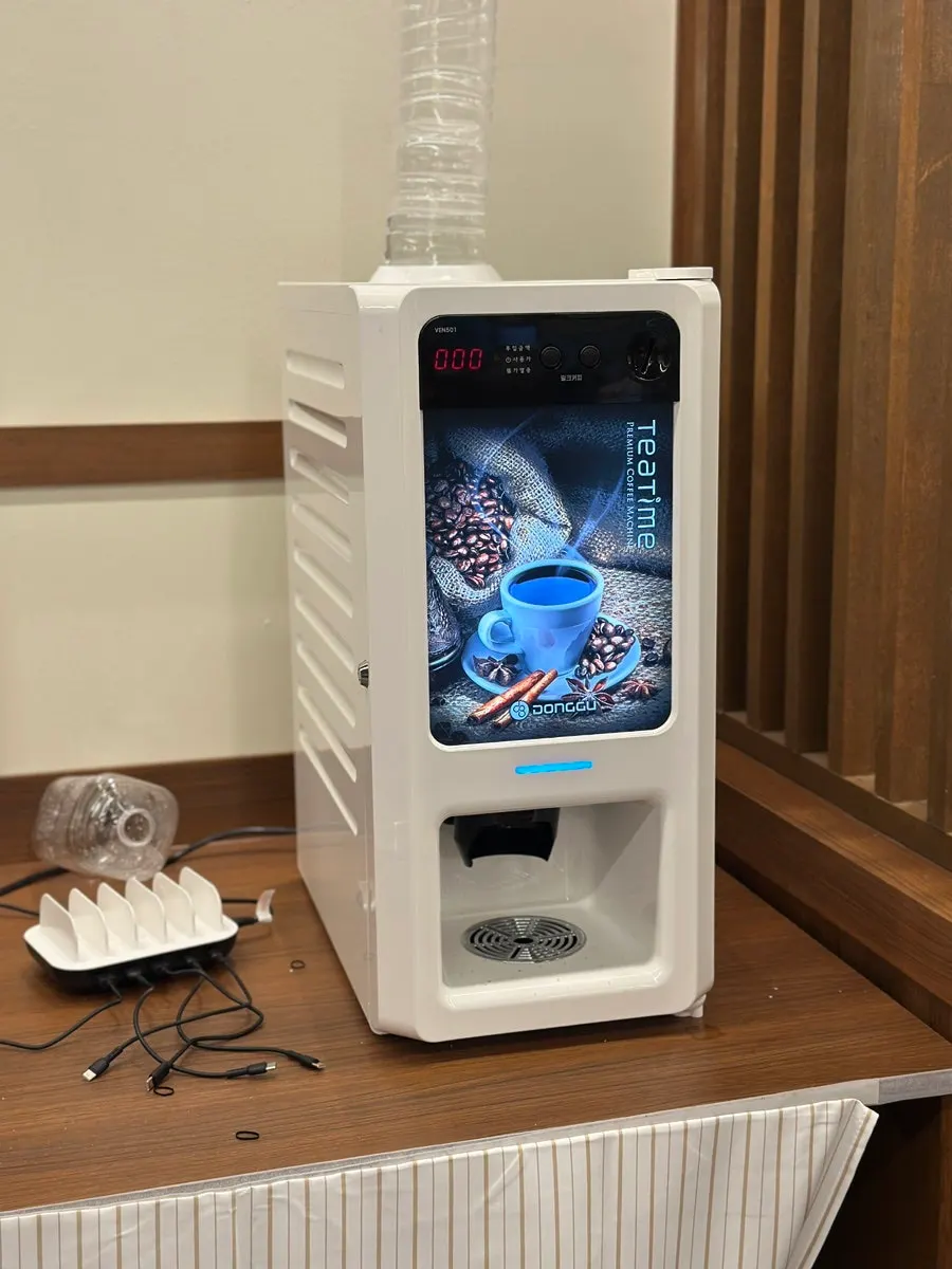 Phone charger provided for guests in the store