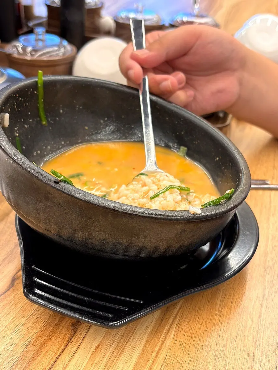 싹 비운 순대국 뚝배기