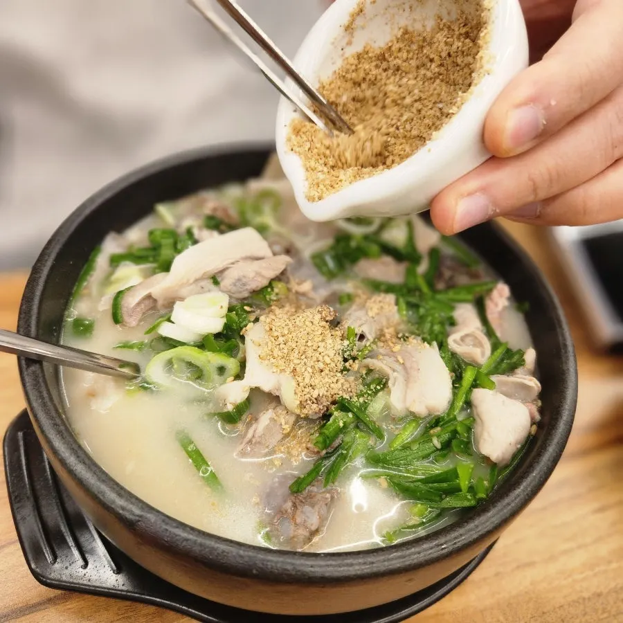끓는 국물의 특순대국