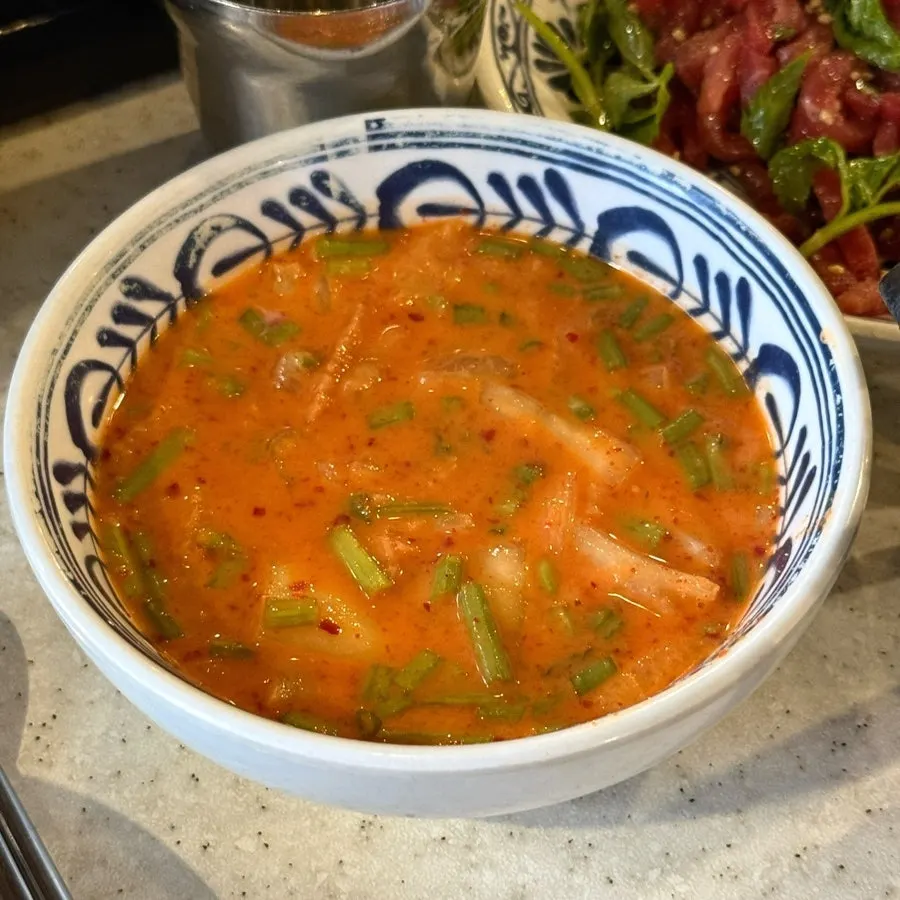 Sauces including ssamjang and spicy sauce