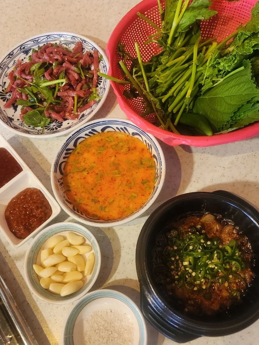 Lunch bulgogi set meal