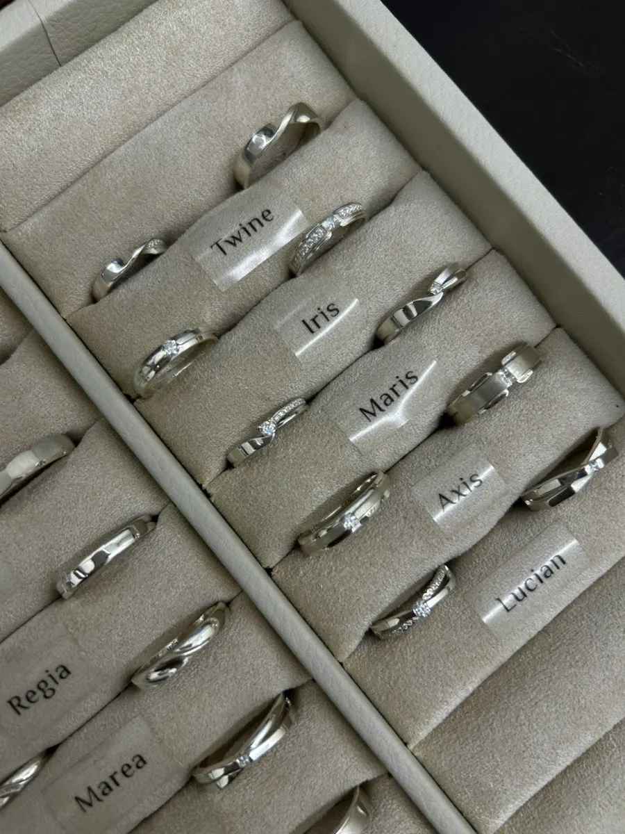 Making couple rings ourselves at Ring Plus in Uijeongbu