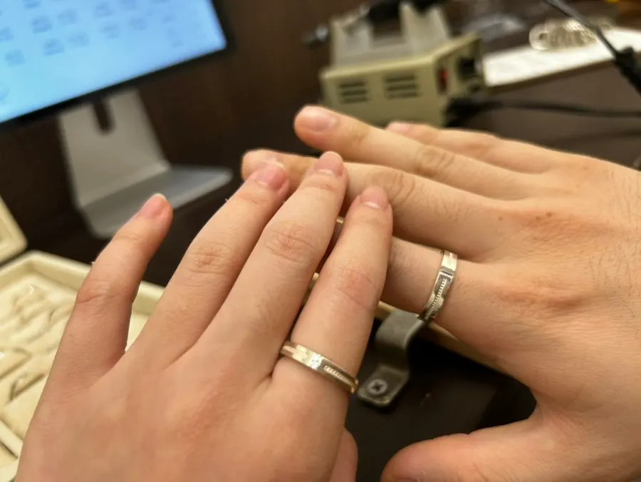 Arco couple-ring design sample