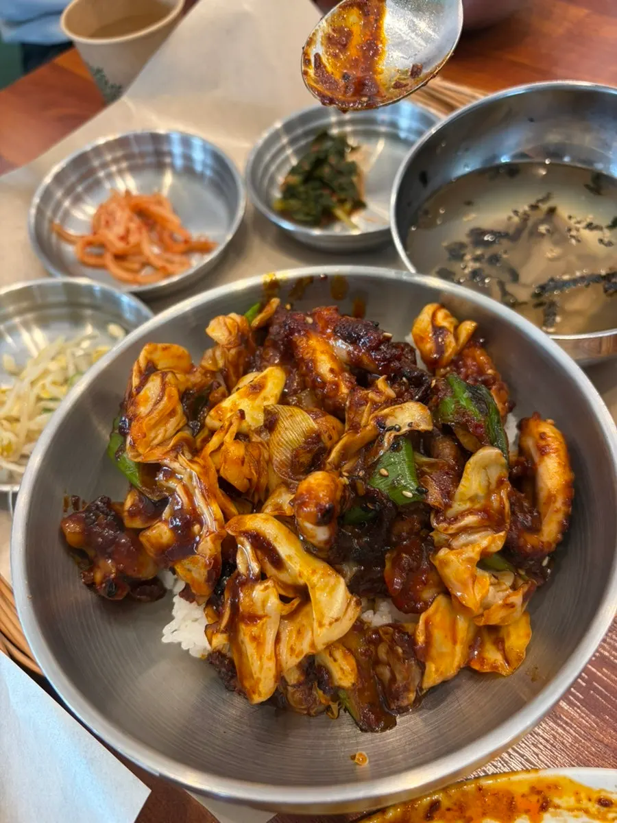 불맛 직화 쭈꾸미 덮밥 사진