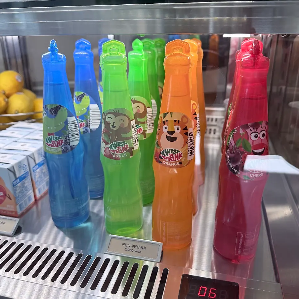 Desserts displayed around the counter at Uisagye