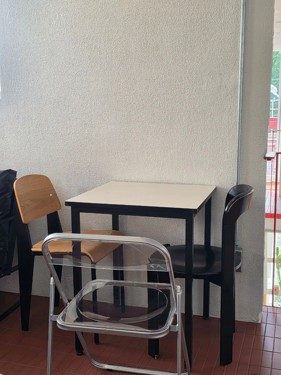 A relaxed table setting at Uisagye café