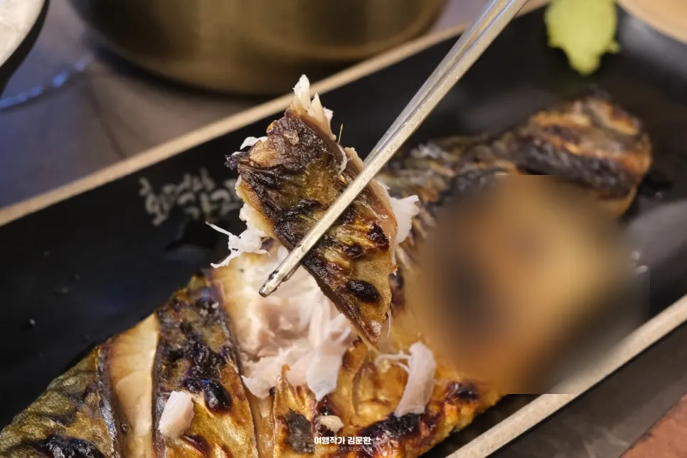 Grilled eel served as part of the boyang set for two
