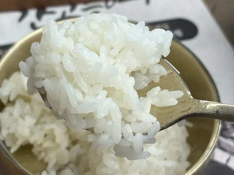 Scorched rice crust made by adding water to the stone pot