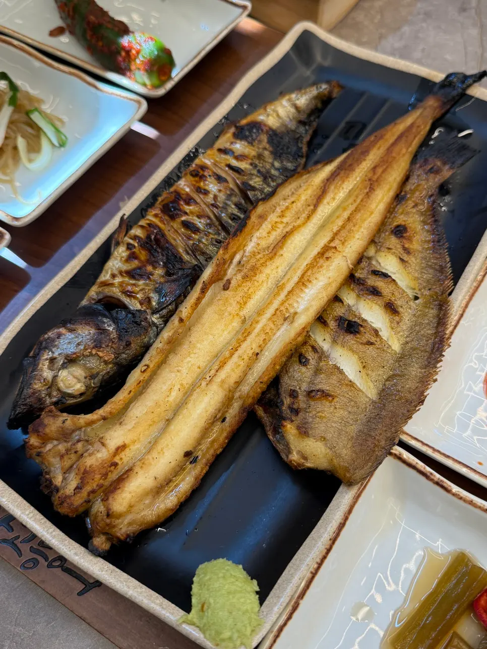 穴子・アブラガレイ・サバの化덕焼き