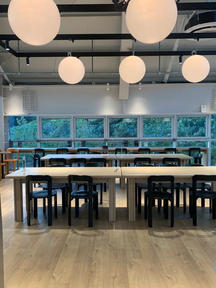 A cup of decaf iced americano