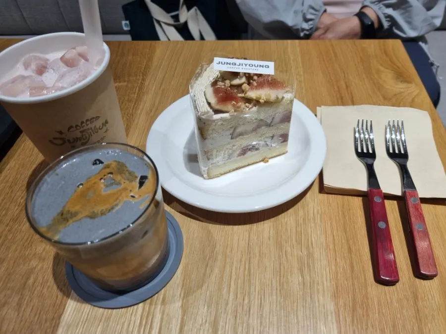 Yogurt strawberry drink on the table