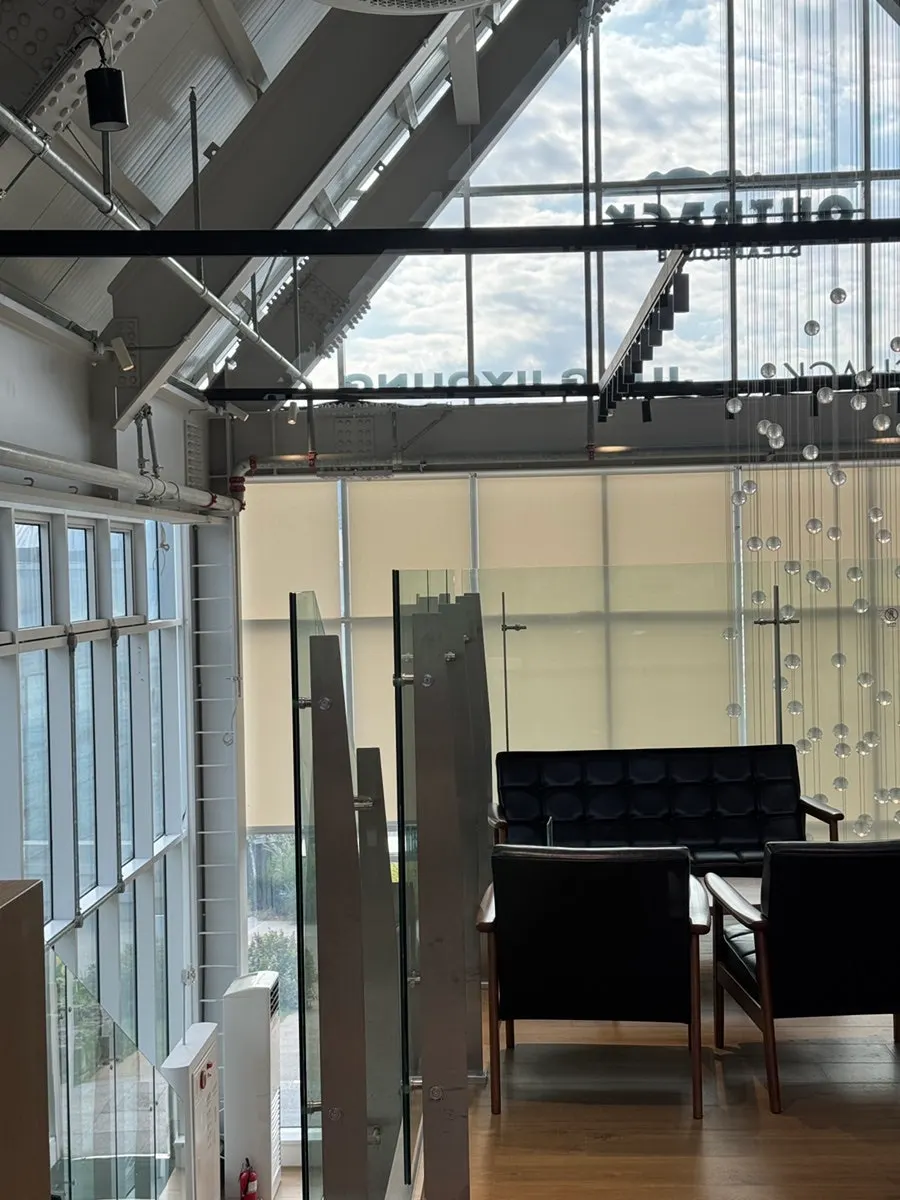 2nd-floor seating and view outside the window