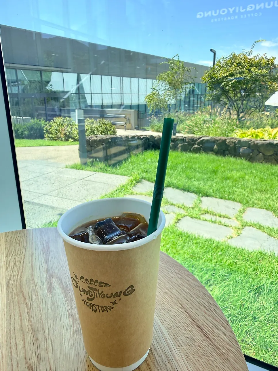 Iced coffee made with medium-roast beans