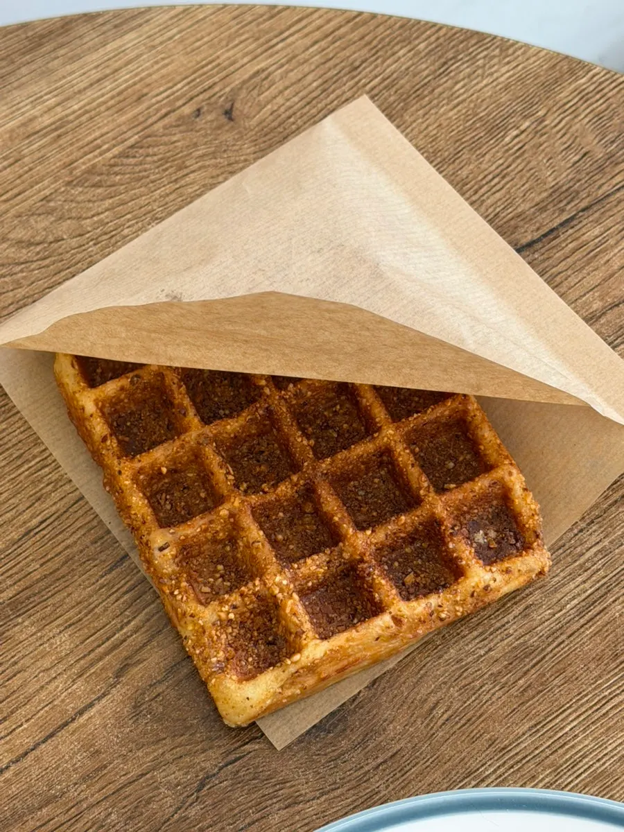 Takeaway plain waffle