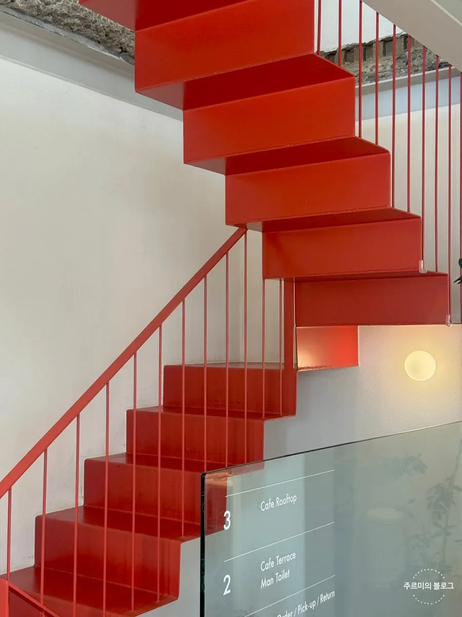 The red staircase at Uisagye