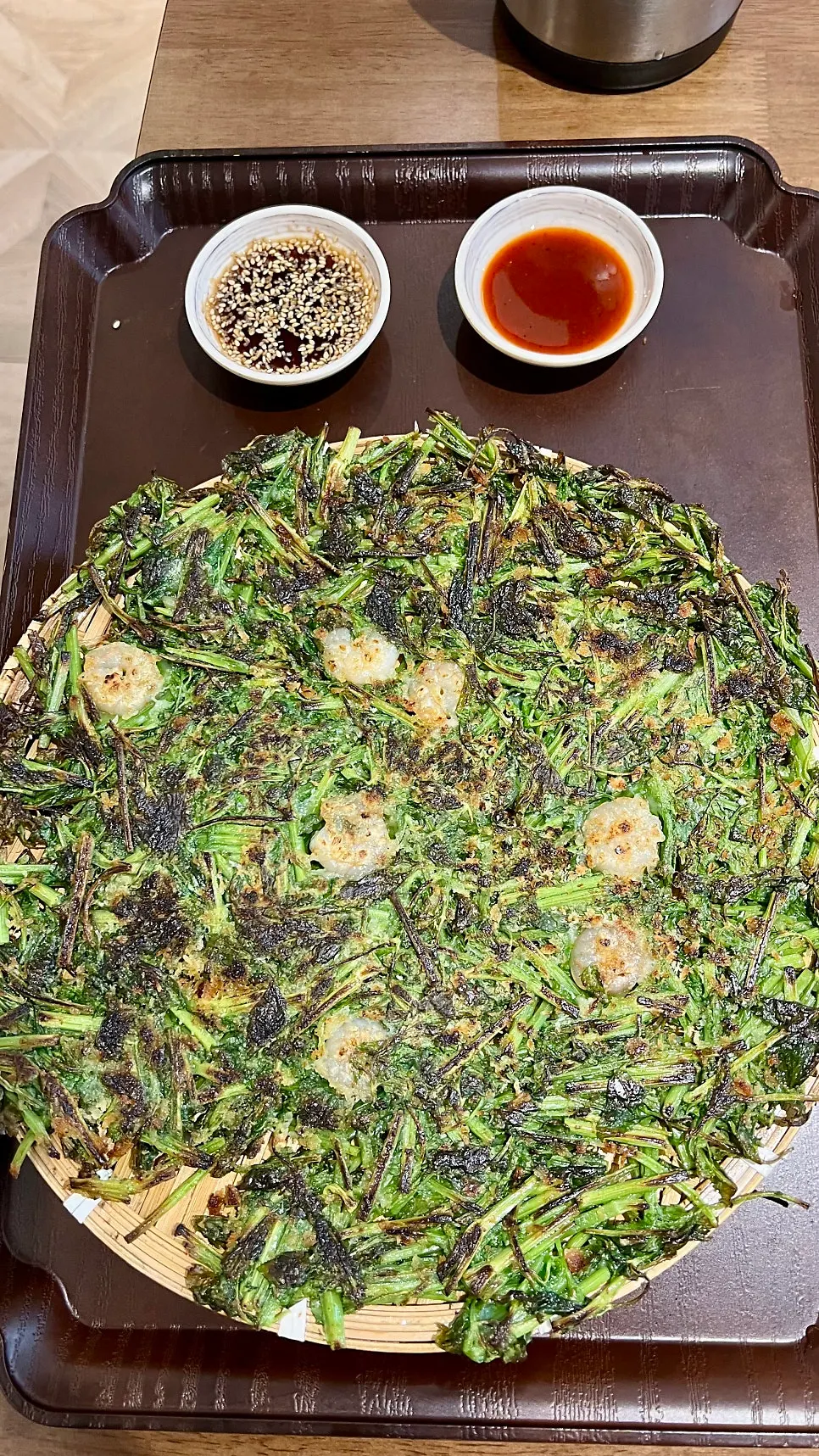 Boiled pork eaten with radish kimchi