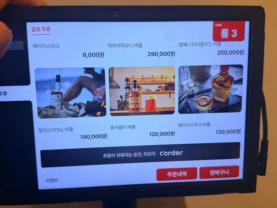Detailed breakdown of the Uldong Bossam menu