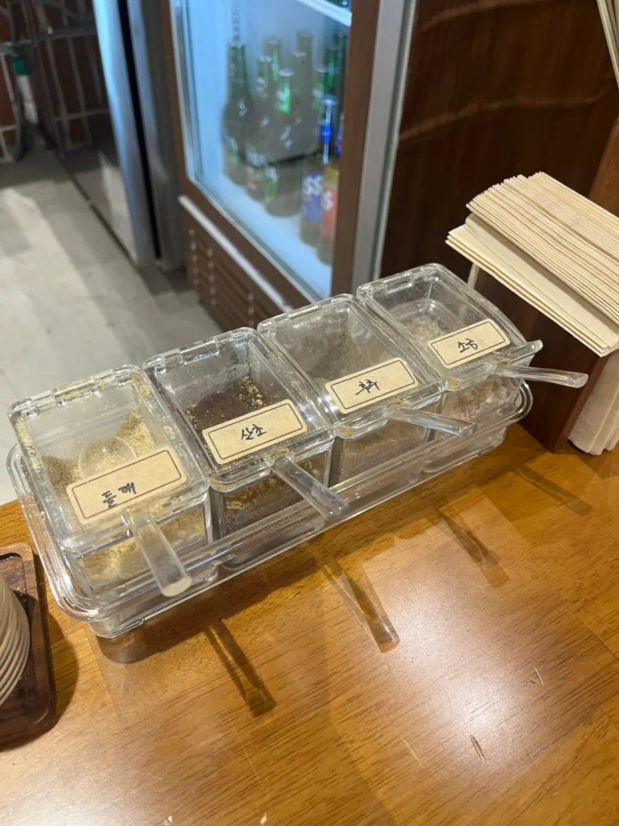 Boksan Haejang menu and ordered dishes